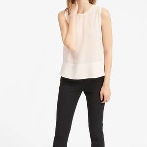 Everlane clean silk sleeveless tank top